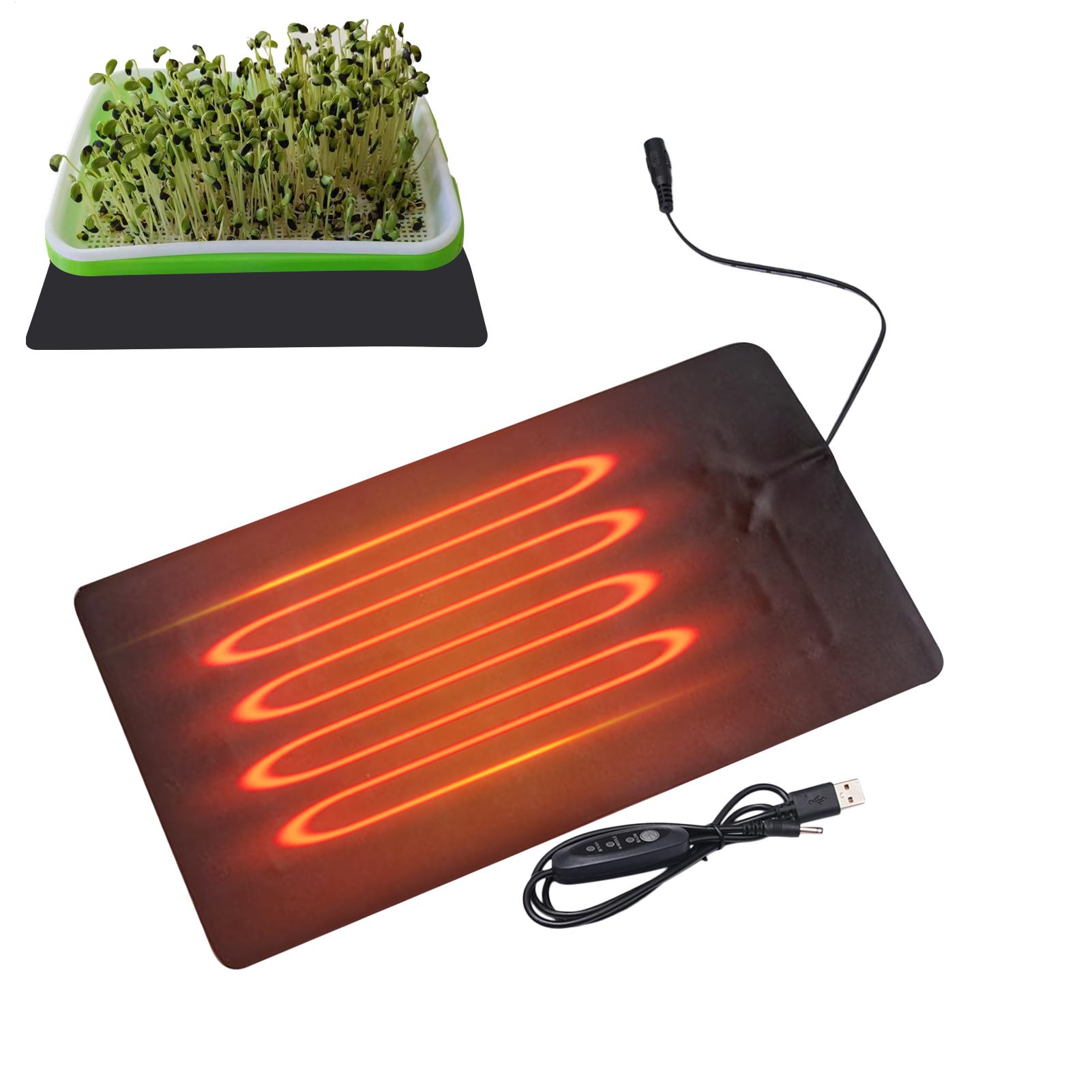 Seedling Heat Pad - 3 Temperature Adjustable Plant Heater Mat,Waterproof