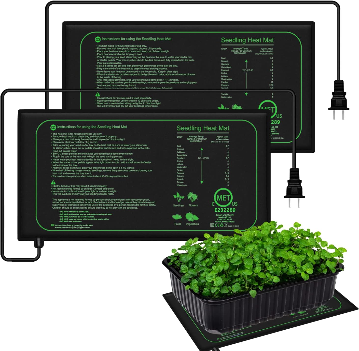 Seedling Heat Pad - 10/25/50CM Seedling Heat Mat Indoor Plants