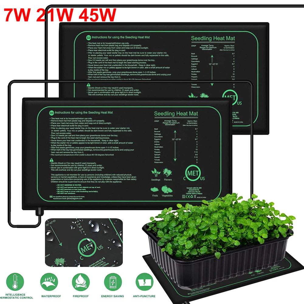 Seedling Heat Pad - 10/25/50CM Seedling Heat Mat Indoor Plants