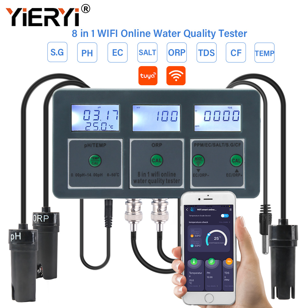 Ec Meter Digital - Yieryi WiFi Tuya Thông Minh Độ