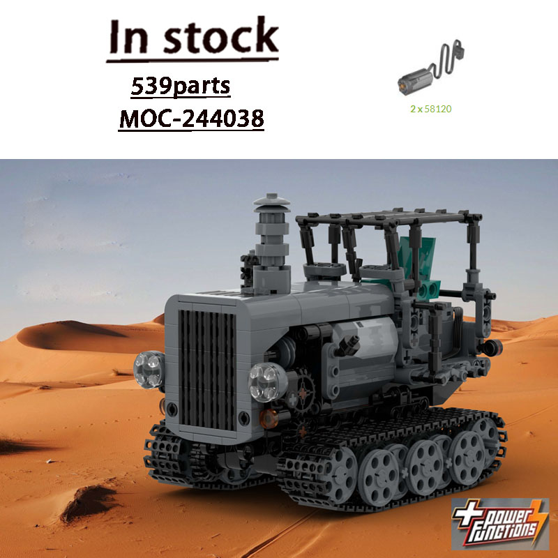 Urban Farming Is - MOC-244038 Urban Retro Agricultural Farm Tractor