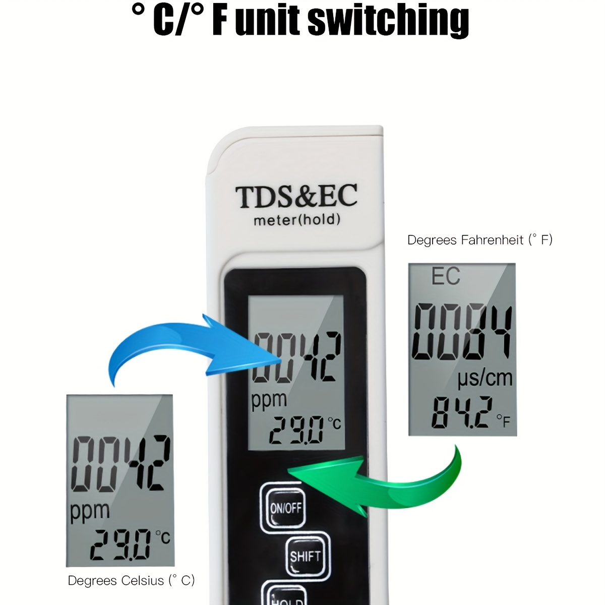 3in1 Water Quality Detection P - đánh giá và giá Ec Meter Digital