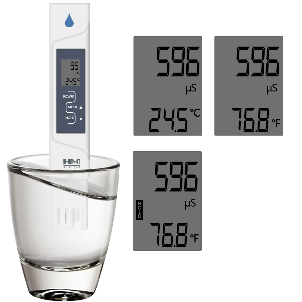 HM Digital AP-2 EC Meter 2 in  - đánh giá và giá Ec Meter Digital
