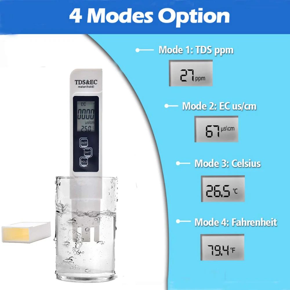 Digital TDS EC Water Tester Me - đánh giá và giá Ec Meter Digital