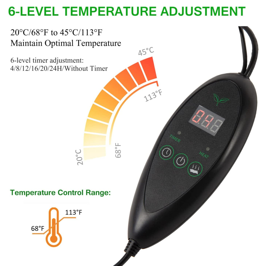 3 Sizes Upgrade Seedling Heat  - đánh giá và giá Seedling Heat Pad