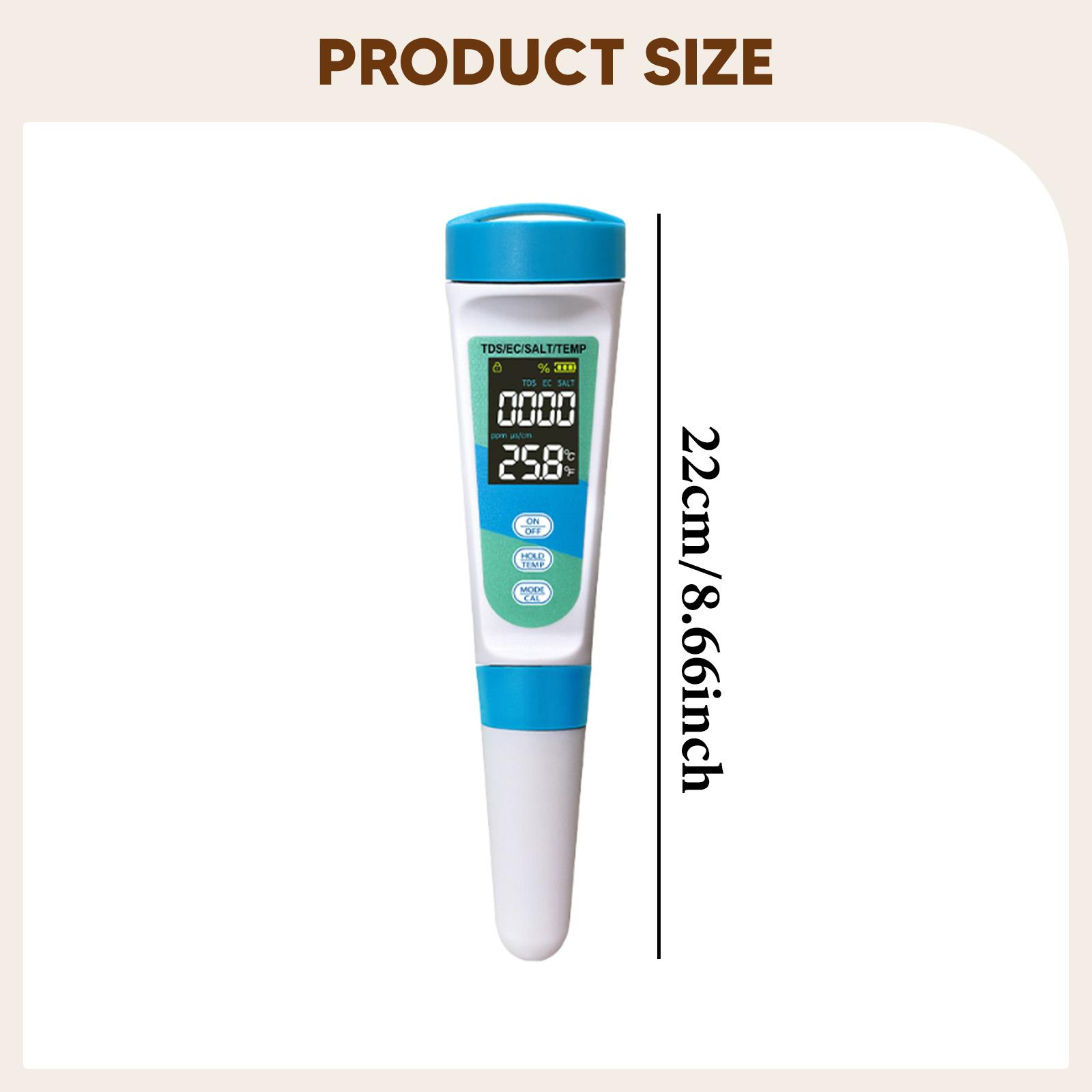 4 in 1 EC TDS SALT Temperature - đánh giá và giá Ec Meter Digital