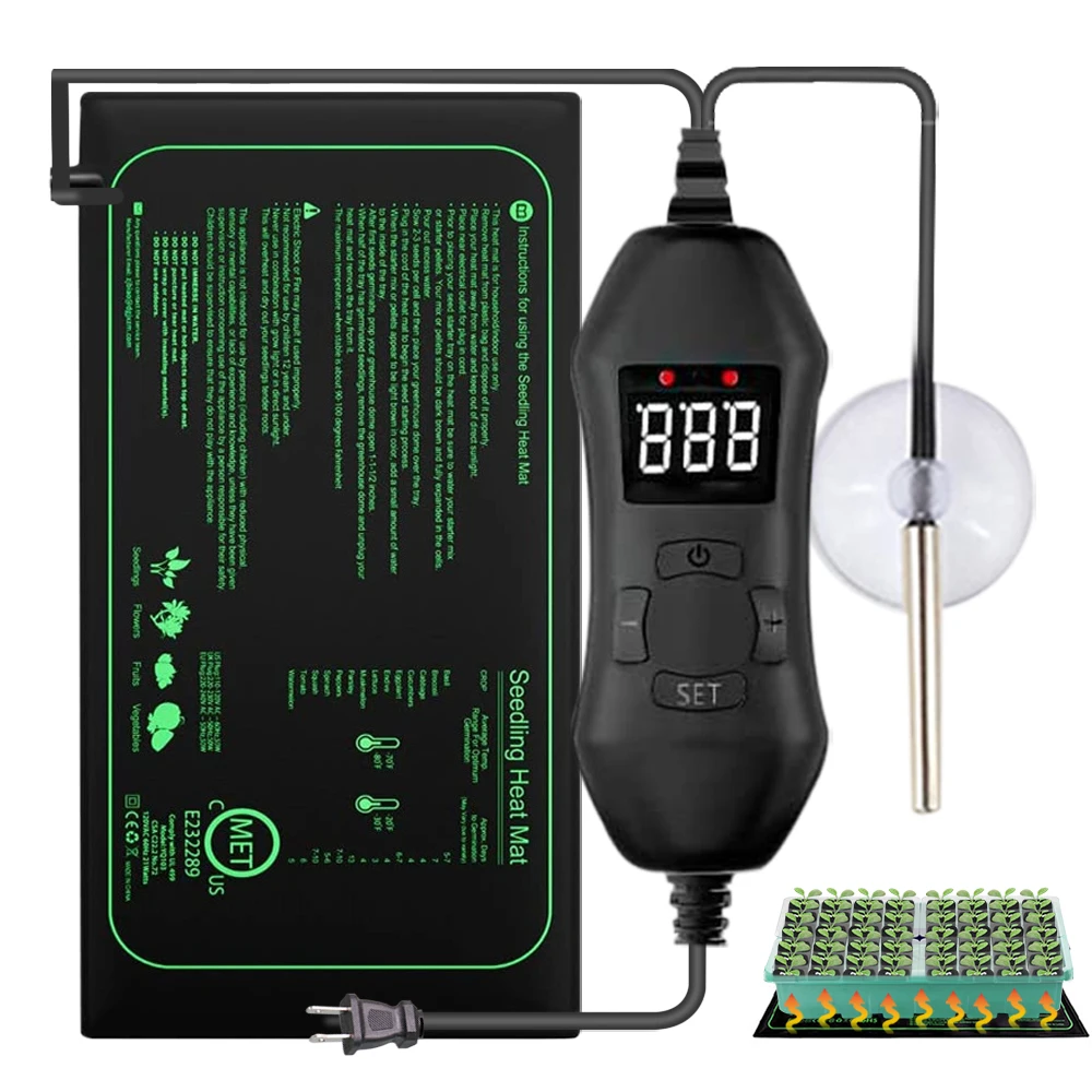 50W EU-US/UK/AU Adjustable The - đánh giá và giá Seedling Heat Pad