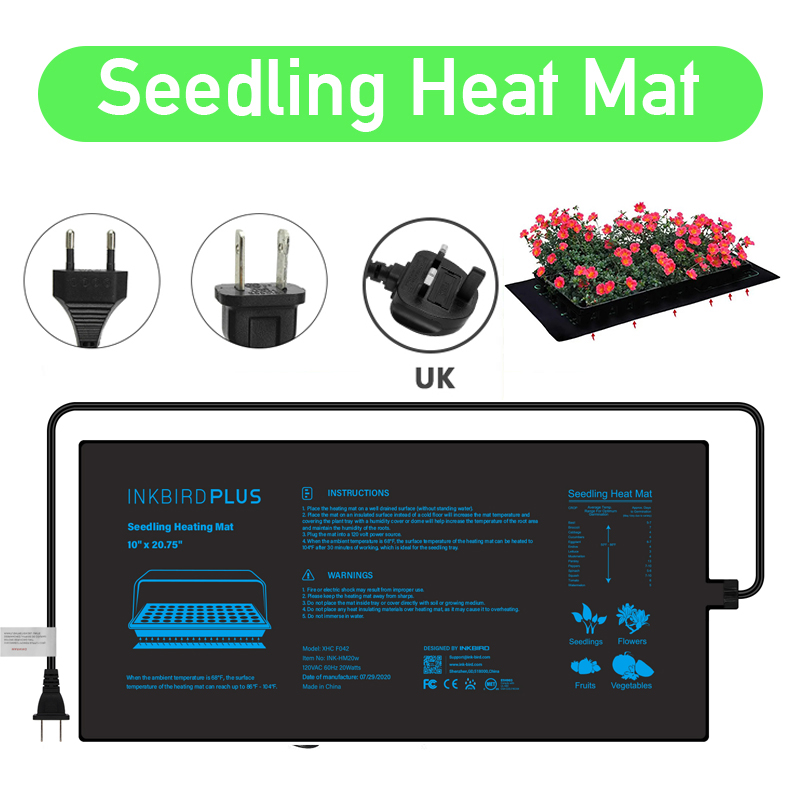 20.75X10CM EU/Mỹ/Anh/Âu Cắm Câ - đánh giá và giá Seedling Heat Pad