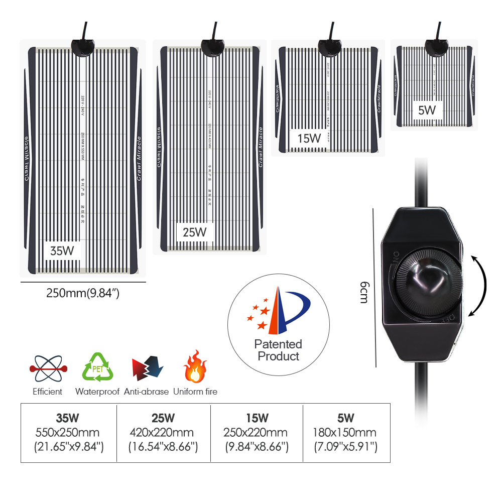 EU/AU/UK/US Graphene Material  - đánh giá và giá Seedling Heat Pad